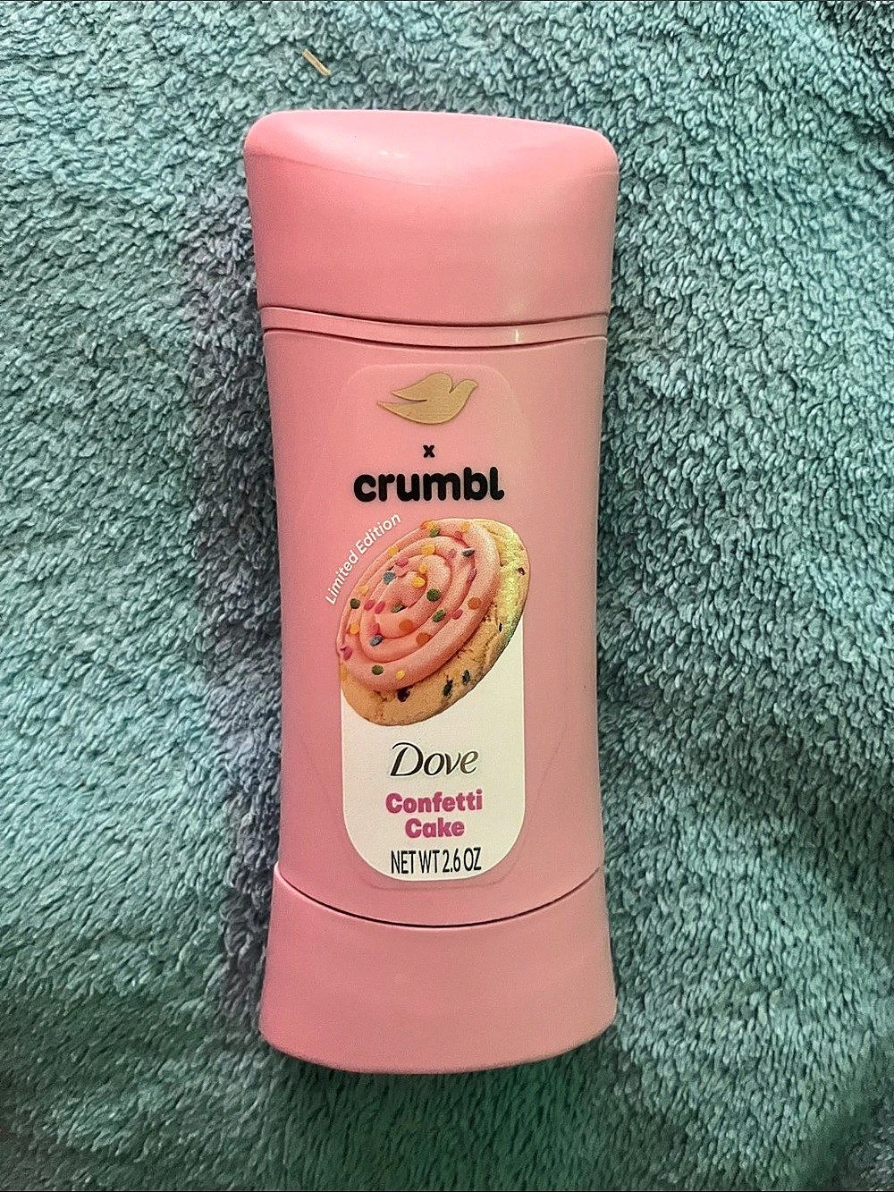 Dove x Crumbl Confetti Cake Deodorant
